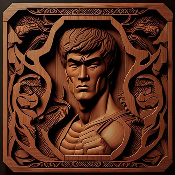 3D model Dragon The Bruce Lee Story game (STL)